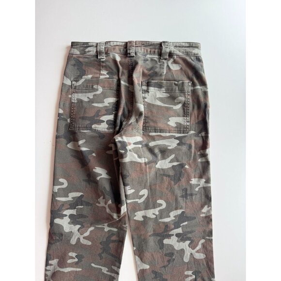 VELVET BY GRAHAM & SPENCER Ottie Camo Cotton Stretch Twill Utility Pants, Size 2 - Picture 10 of 16